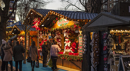 Kerstshoppen  in de lichtjesstad Essen